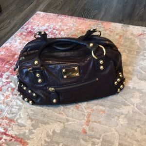 Linea Pelle Italian Dylan Large Speedy purple